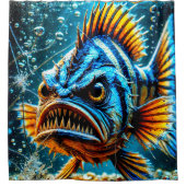 怒魚 シャワーカーテン (正面)