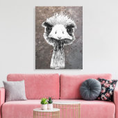 怒鳥 キャンバスプリント (インサイチュ (リビング))