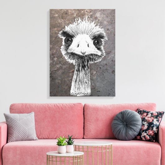 怒鳥 キャンバスプリント (インサイチュ (リビング))