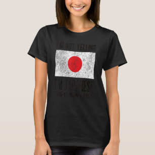 怒鳴らない日本日本の国旗のルーツ日本の Tシャツ