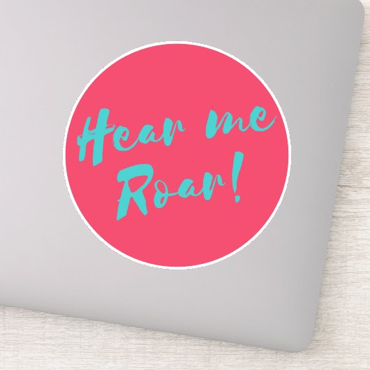 怒鳴るのを聞く シール (詳細)