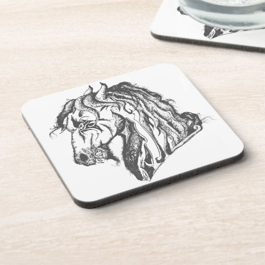 怒黒い魔馬 コースター (左側)