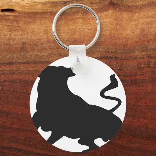 怒 キーホルダー (正面)