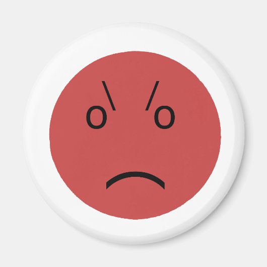 怒 マグネット (正面)