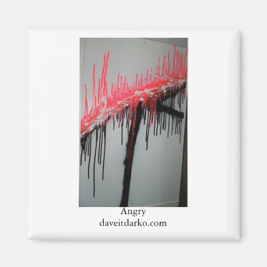 怒 マグネット (正面)