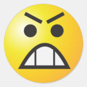 怒 ラウンドシール (正面)