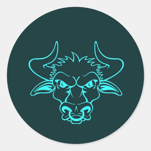 怒 ラウンドシール (正面)