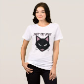 怒Black Cat – ミニマお洒落リスト「DONT TRY物 トライブレンドＴシャツ (正面全面)