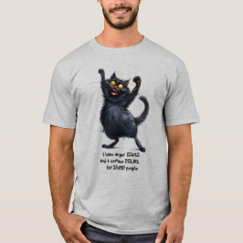 怒Black I 怒 ユーモアのある Issues Tシャツ