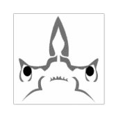 怒Hammerhead Shark Line Art ラバースタンプ (インプリント)
