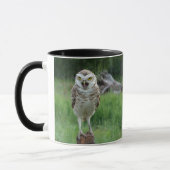 怒Owl No Talking Coffee Mug マグカップ (左)