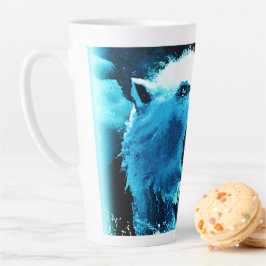 "怒Polar Bear"キュイ絵画ー。買今 カフェラテマグ