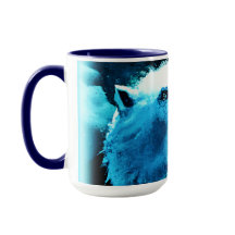 "怒Polar Bear"キュイ絵画ー。買今