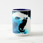 "怒Polar Bear"キュイ絵画ー。買今 マグカップ (中央)