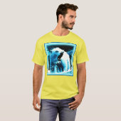 "怒Polar Bear"キュイ絵画ー。買今 Tシャツ (正面フル)