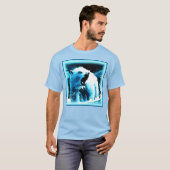 "怒Polar Bear"キュイ絵画ー。買今 Tシャツ (正面フル)