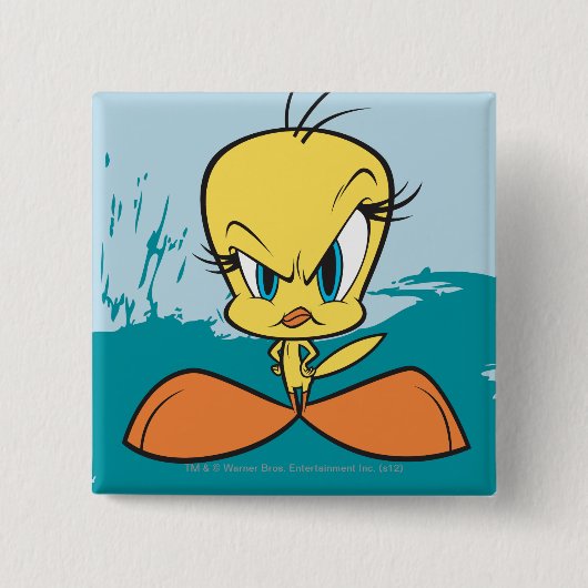 怒TWEETY™ 缶バッジ (正面)