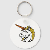 怒Unicorn Keychain キーホルダー (裏面)