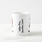 怒Unicorn Mug コーヒーマグカップ (中央)