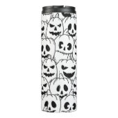 怖いおもしろいかぼちゃの顔スケッチ タンブラー (裏面)