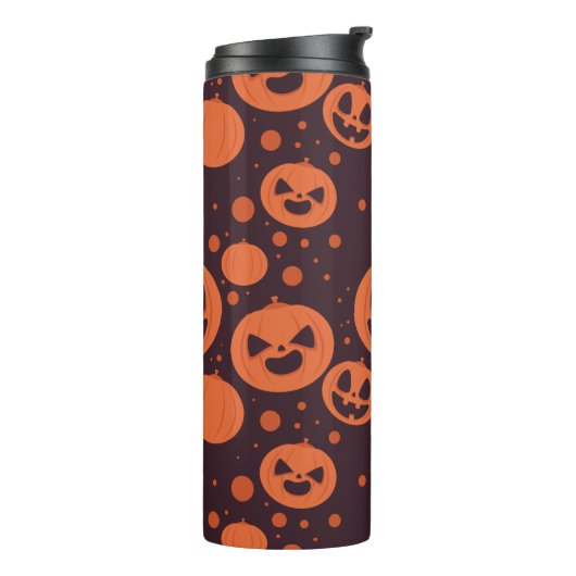 怖いおもしろいかぼちゃの顔 タンブラー (回転左)