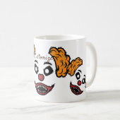 怖いおもしろいピエロサンダー_コーブ コーヒーマグカップ (正面右)