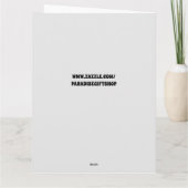 怖いおもしろい悪ピエロ誕生日カード カード (裏面)