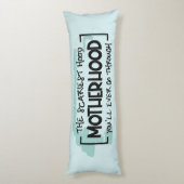 怖いおもしろい母性引用文ユーモアのジョーク ボディピロー (裏面 (縦))