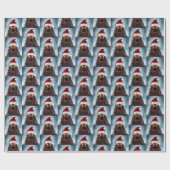 怖いおもしろいCtulhu Lovecraftクリスマス ラッピングペーパー (フラット)