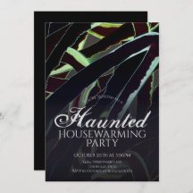 怖いお披露目パーティー ブラック 緑 ハロウィンパーティー
