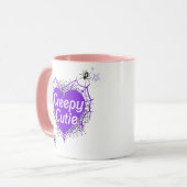 怖いかわいこちゃん – かわいい不気味ゴシック女の子らしコーヒーマグ マグカップ (正面左)