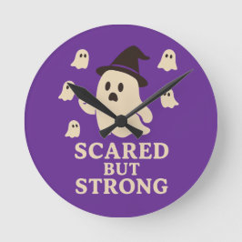 怖いが強い ラウンド壁時計