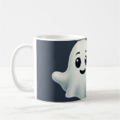 怖いけどおもしろいマグカップ コーヒーマグカップ (左)
