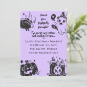 怖いけど来てね… ハロウィン子供 招待状 (スタンド正面)