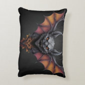 怖いこうもりインクスケッチ、 アクセントクッション (裏面(縦))