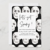 怖いぞ不気味 |ハローウィンパーティ | 招待状 (正面)