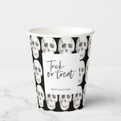 怖いぞ不気味 |ハローウィンパーティ | 紙コップ (裏面)