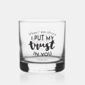 怖いときは君の引用文に任せる ウイスキーグラス (正面)