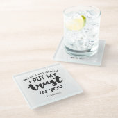 怖いときは君の引用文に任せる ガラスコースター (アングル)