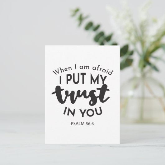 怖いときは君の引用文に任せる ポストカード (スタンド正面)