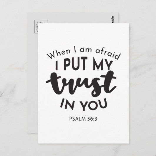 怖いときは君の引用文に任せる ポストカード (正面/裏面)