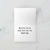 怖いながらも可愛いおもしろい幽霊 カード (内部)