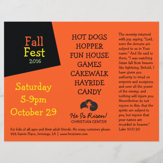 怖いイエス チラシ (裏面)