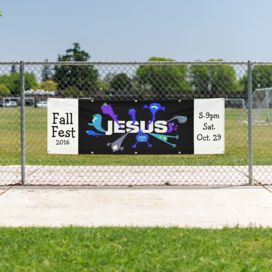 怖いイエス・ナイト 横断幕 (インサイチュ)