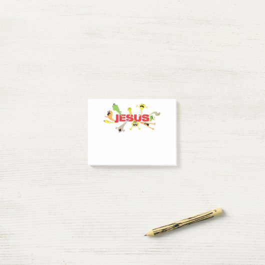 怖いイエス ポストイット (デスク上)