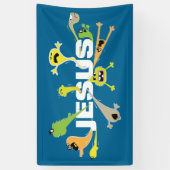 怖いイエス 横断幕 (縦)