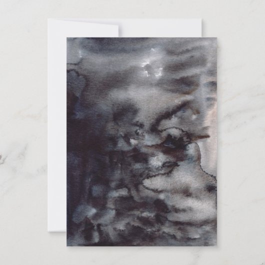 怖いエレガントかぼちゃかかしハローウィンパーティ 招待状 (裏面)