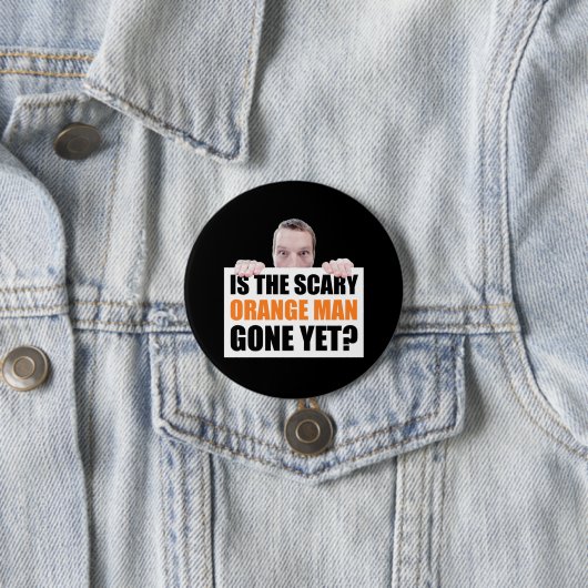 怖いオレンジ色の男はもういないの？アンチ切り札 缶バッジ (インサイチュ)