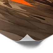 怖いカカシとカラスのハロウィン ポスター (角)