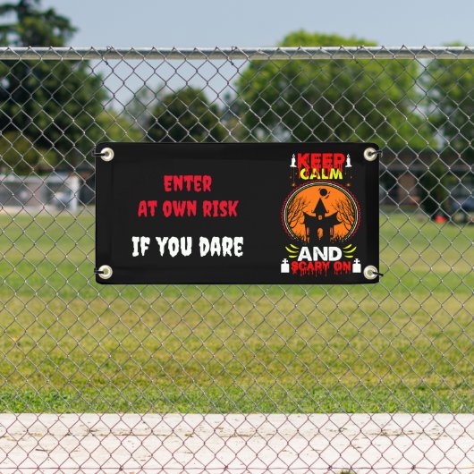 怖いカスタマイズ可能なハロウィーンをテーマにしたバナー 横断幕 (インサイチュ)